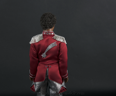 Jackson 5 doll red jacket backside close up