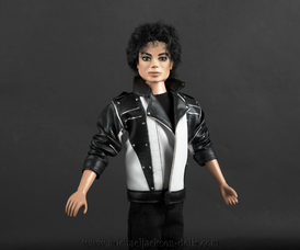 Michael Jackson doll Thriller rehearsal jacket