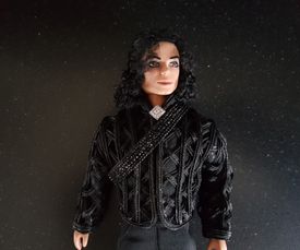 Michael Jackson doll Elisabeth Taylor wedding