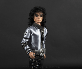 Michael Jackson doll BAD tour grey outfit