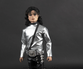Michael Jackson doll BAD tour silver outfit