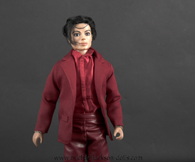 Michael Jackson doll Blood on the Dancefloor red outfit