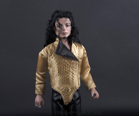 Michael Jackson doll Dangerous golden shirt