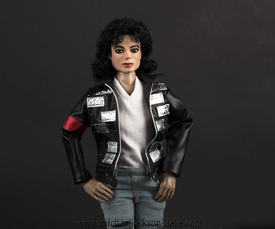 Michael Jackson doll LAgear nameplates jacket