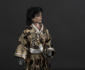 Michael Jackson doll Samurai