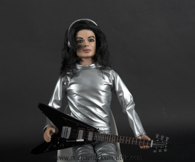 Michael Jackson doll Scream silver outfit 