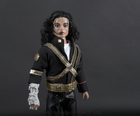Michael Jackson doll Superbowl outfit