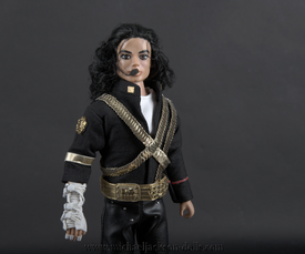 Michael Jackson doll Superbowl outfit