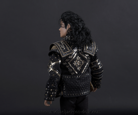 Michael Jackson doll This is It Black or White backside 