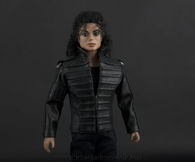Michael Jackson doll black leather jacket