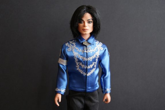 Michael Jackson Dolls blue shirt