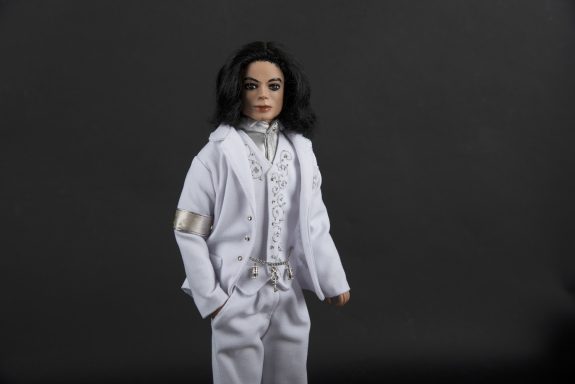 Michael Jackson Dolls white Trial suit