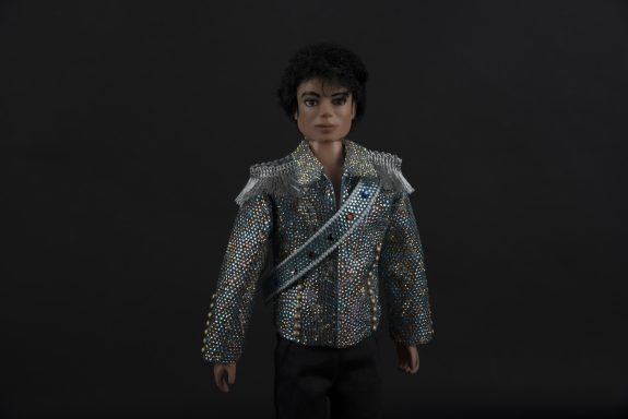 Michael Jackson Dolls blue crystal jacket
