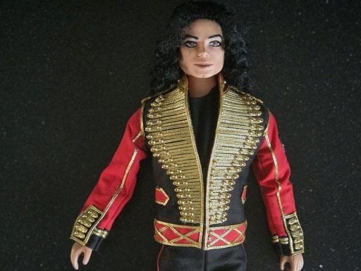 Michael Jackson Dolls Speed Demon red jacket