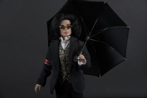 Michael Jackson Dolls black Trial suit