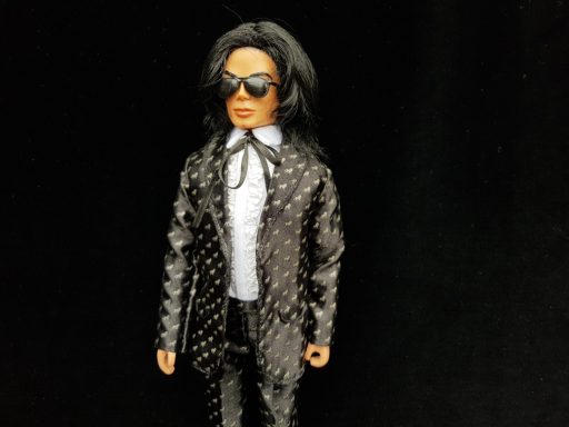 Michael Jackson Dolls Roberto Cavalli suit