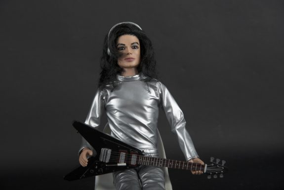 Michael Jackson Dolls Scream silver 